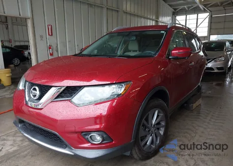 2016 Nissan Rogue Sl из США, поврежденный, VIN 5N1AT2MT3GC780589